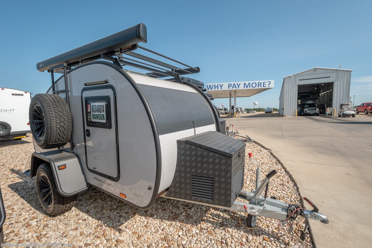 2022 Hero Camper Ranger - Teardrop Travel Trailer W/ Spare Wheel, Ext. Kitchen and More!