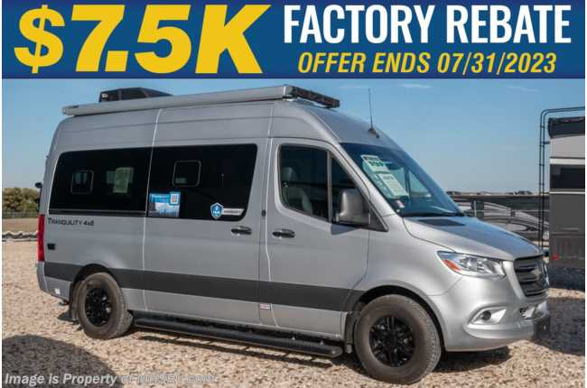 2023 Thor Motor Coach Tranquility 19P Sprinter W/ Lithium Battery, Swivel Chairs, Solar &amp; More