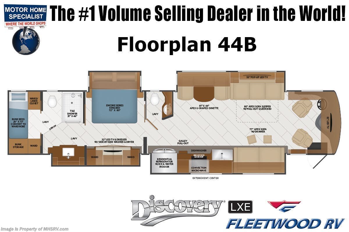 2023 Fleetwood Discovery LXE 44B RV for Sale in Alvarado, TX 76009 |  MFL41042 | RVUSA.com Classifieds