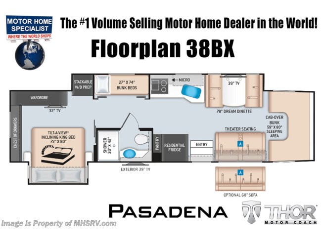 Manufacturer changes and/or options may alter floor plan of unit for sale.

