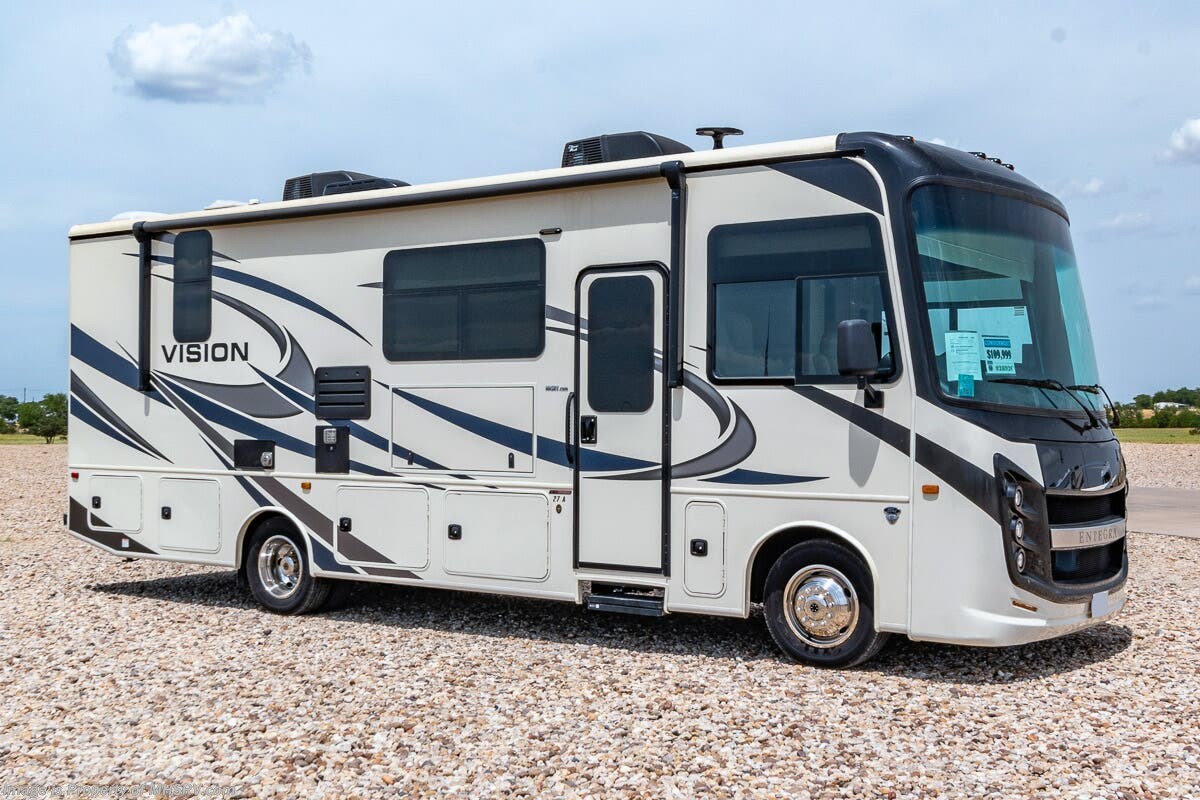 2021 Entegra Coach Vision 27A W/ Dual A/Cs, King, Power OH Loft, 3 Cams, Ext. TV &amp; Much More