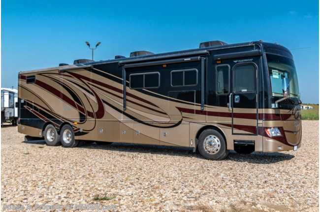 2013 Fleetwood Discovery 42A Bunk Model W/ Glass Shower Door, Ext. TV, King, 3 Cam Monitoring, 3 A/Cs &amp; More