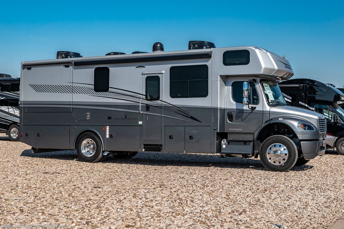 2023 Dynamax Corp Europa 32KD Super C W/ King Bed, Bedroom TV, Diesel Generator &amp; Much More