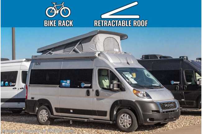 2023 Thor Motor Coach Rize 18G W/ Swivel Seats, Retractible Roof Top, Bike Rack, Solar, Truma Heating System &amp; More