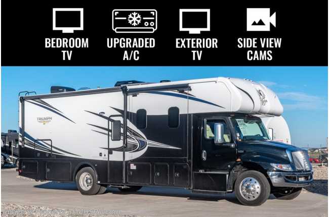 2023 Nexus Triumph 33TSC International Diesel Super C W/ Upgraded A/C, Side View Cams, Ext. TV &amp; More