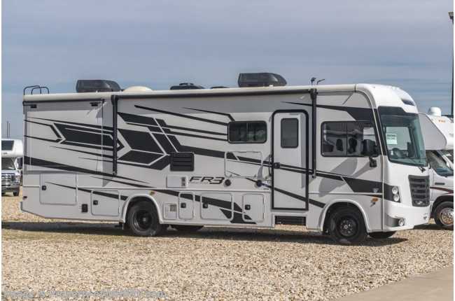 2021 Forest River FR3 30DS W/ 3 Cam, Auto Leveling, 2 A/Cs, Oven, King, Power Visor, Power OH Loft &amp; More