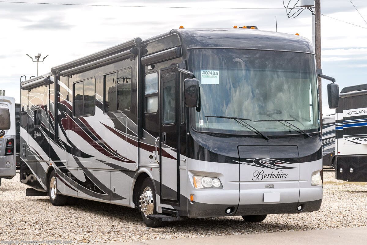 2013 Forest River Berkshire 360QL W/ Dua A/Cs, W/D, Theater Seats, King, Diesel Gen, 3 Cams &amp; More