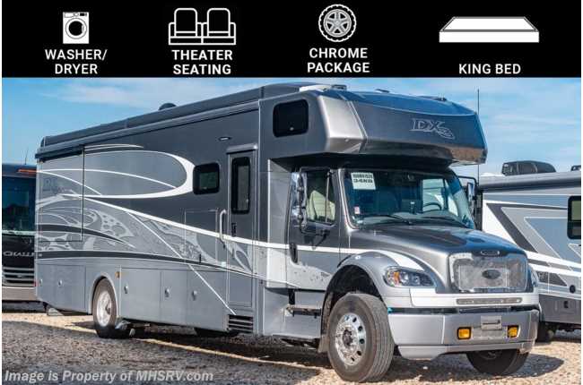 2024 Dynamax Corp DX3 34KD Super C W/ Theater Seats, W/D, Chrome Pkg. &amp; More