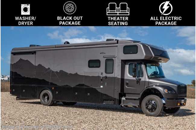2024 Dynamax Corp DX3 34KD Super C W/ Black Out Package, Theater Seats, W/D, All Elec &amp; More
