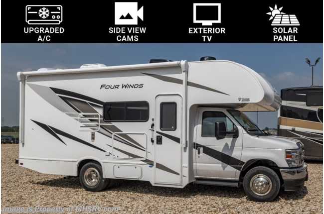 2024 Thor Motor Coach Four Winds 22B W/ Upgraded A/C, Solar, Ext. Shower, Heated Tanks, Ext. TV &amp; More
