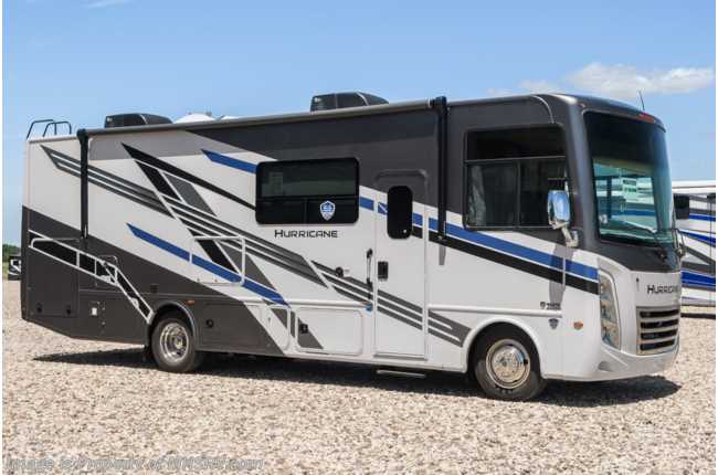 2025 Thor Motor Coach Hurricane 29M W/ Theater Seats, King Bed, OH Loft, Dual A/Cs, Solar