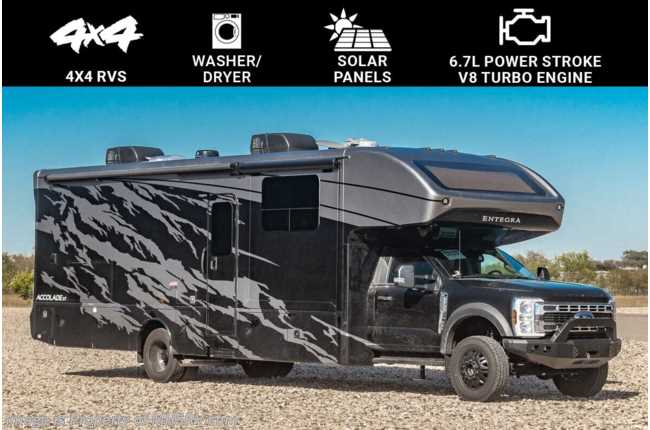 Entegra Rv F600 2024 Entegra Coach Accolade XT 35L Super C 4x4 W/ Ford F600, Washer ...
