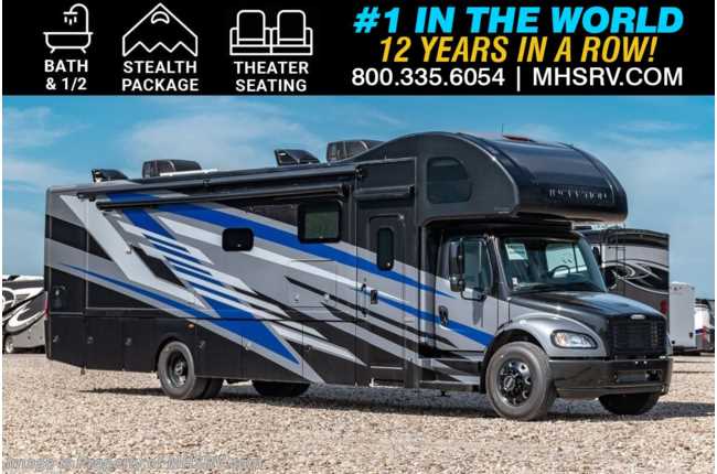 2025 Thor Motor Coach Inception 38DA Super C Bath &amp; 1/2 W/ Stealth Pkg, Theater Seating, Solar, Dream Dinette