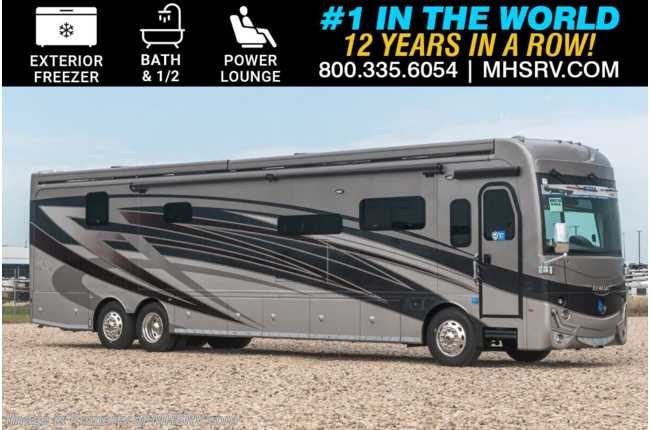 2024 Holiday Rambler Armada 44LE Bath &amp; 1/2 W/ Ext. Freezer, Motion Power Lounge, Blind Spot Detect, Slide Out Tray &amp; More