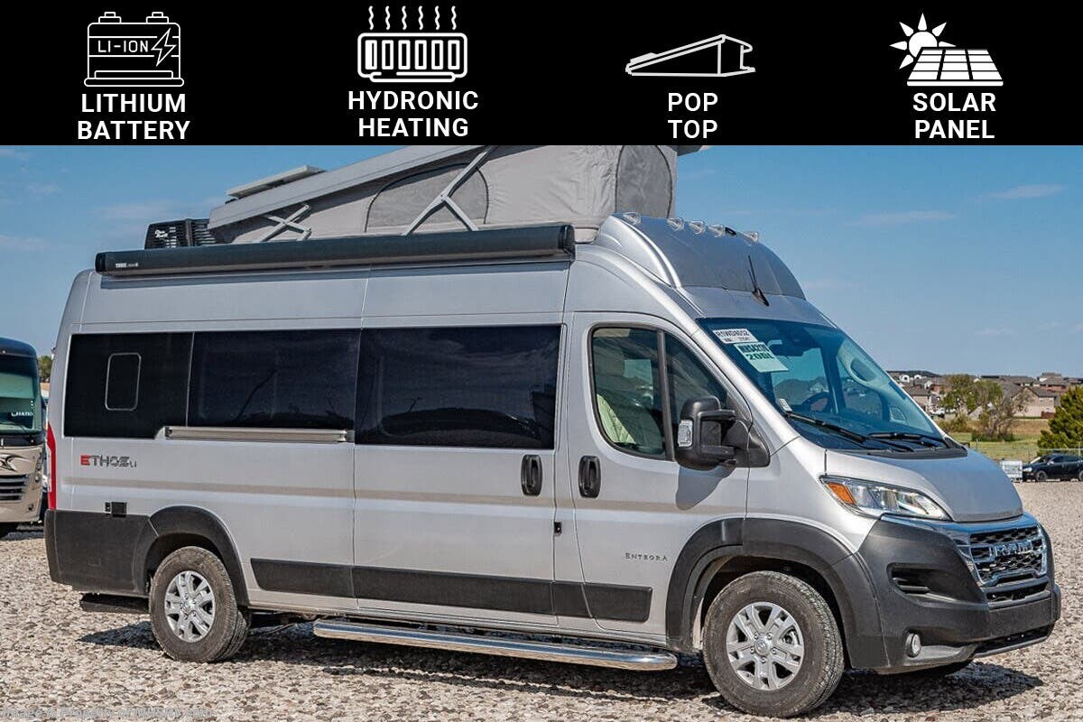 2024 Entegra Coach Ethos Li 20DL New Dodge Chassis W/ Lithium Battery, Hydronic Heating, Induction Cooktop &amp; More