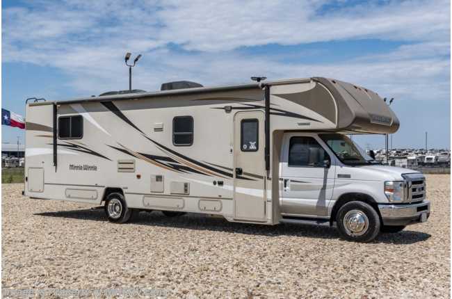 2018 Winnebago Minnie Winnie 31K W/ Oven, Pwr Window &amp; Doors, Glass Shwr Door &amp; Much More