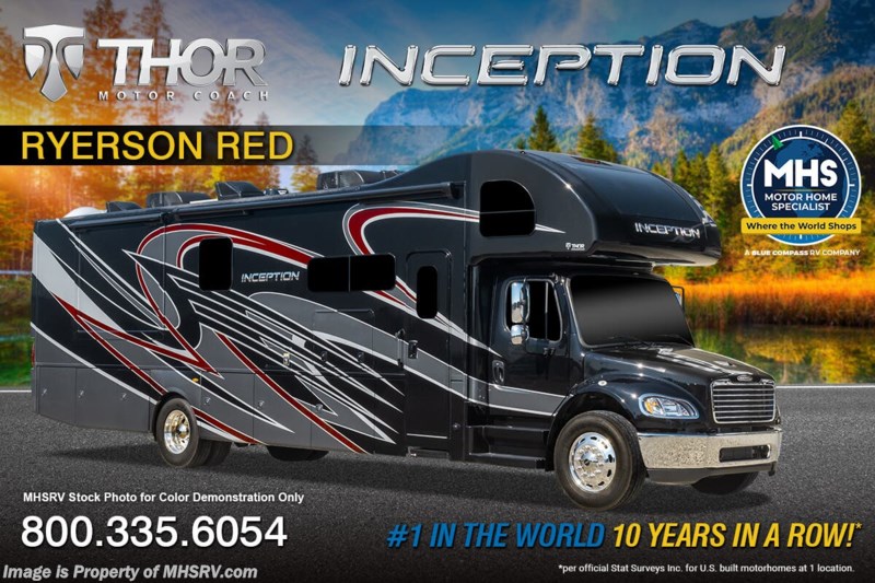 2023 Thor Motor Coach Inception 38MX Super C Bath & 1/2 W/ Dual A/C ...
