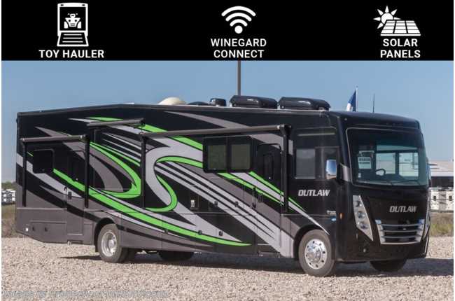 2023 Thor Motor Coach Outlaw Toy Hauler 38MB Toy Hauler RV W/ Opposing Garage Sofas