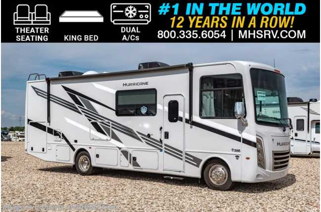 2025 Thor Motor Coach Hurricane 29M W/ Theater Seats, King Bed, OH Loft, Dual A/Cs &amp; More