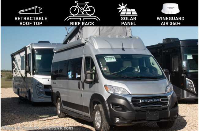 2024 Thor Motor Coach Tellaro 20J W/ New 9 Speed Transmission, Bike Rack, Retractable Roof Top &amp; Much More