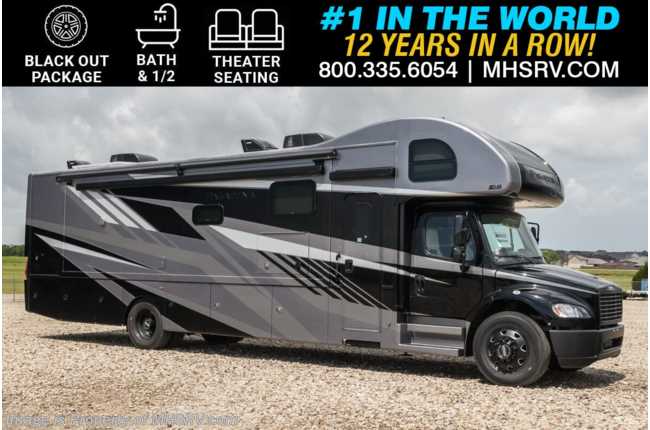 2025 Thor Motor Coach Pasadena 38DA Super C Bath &amp; 1/2 W/ Black Out Pkg, Theater Seating, King Bed, Solar &amp; More!