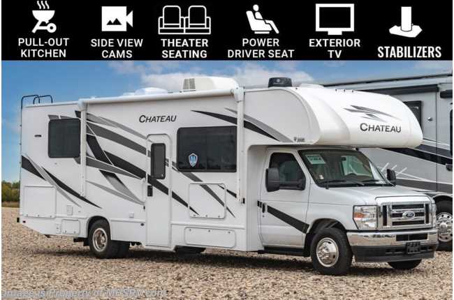 2024 Thor Motor Coach Chateau 28Z W/ Ext Pull-Out Kitchen, Heated Remote Mirrors, Pwr Drivers Seat, Theater Seats