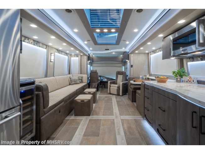 2024 Foretravel Realm Presidential Luxury Villa 2 (LV2) Bath & 1/2 W/ Double Chaise - New Diesel Pusher For Sale by Motor Home Specialist in Alvarado, Texas