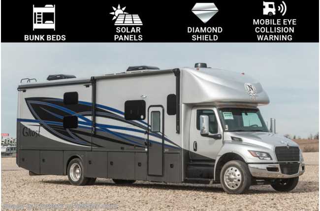 2024 Nexus Ghost 36DS Luxury Super C Bunk Bed W/ Mobile Eye, King Bed, Solar, Diamond Shield