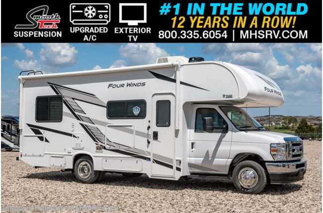2025 Thor Motor Coach Four Winds 25V W/ SmoothTECH Suspension, Upgraded A/C, Ext TV, Heated Remote Mirrors, Solar &amp; More