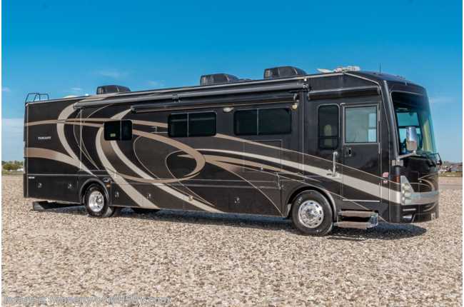 2014 Thor Motor Coach Tuscany 40RX Bath &amp; 1/2 W/ King Bed, Stackable W/D, Aqua hot &amp; More.