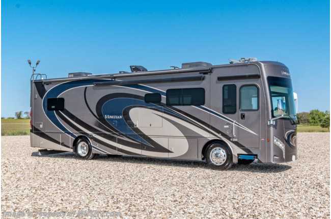 2018 Thor Motor Coach Venetian M37 W/ King Bed, Theater Seats &amp; Central Vacuum