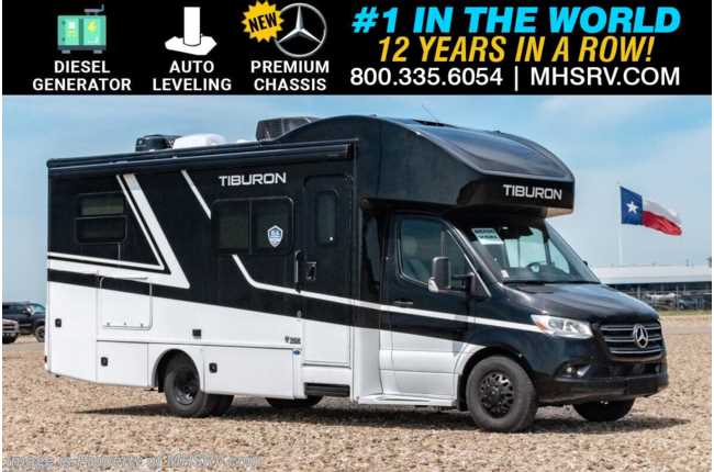 2025 Thor Motor Coach Tiburon 24XL Sprinter W/ Auto Leveling Jacks, Diesel Gen, 4500 Premium Chassis, Theater Seats &amp; More
