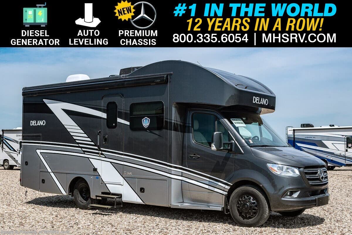 2025 Thor Motor Coach Delano Sprinter 24RW Sprinter Diesel W/ Auto Leveling, Theater Seating, Diesel Gen., 4500 Premium Chassis, Solar &amp; More
