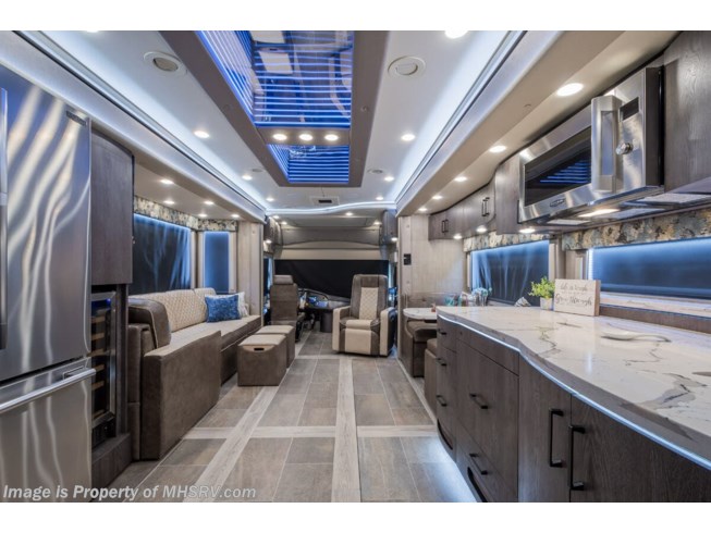 2025 Foretravel Realm Presidential Luxury Villa Bunk (LVB) Black Label Edition W/ Spa - New Diesel Pusher For Sale by Motor Home Specialist in Alvarado, Texas