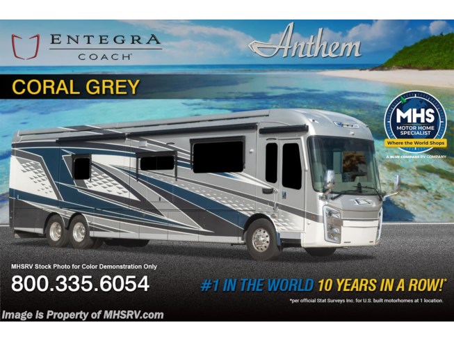 2025 Entegra Coach Anthem 44D - New Diesel Pusher For Sale by Motor Home Specialist in Alvarado, Texas