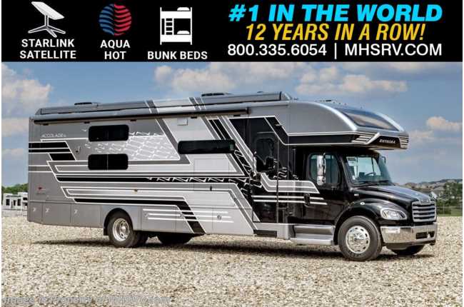 2025 Entegra Coach Accolade XL 37L Bunk Model Super C Diesel W/ Starlink, Aqua-Hot®, Stack W/D &amp; More