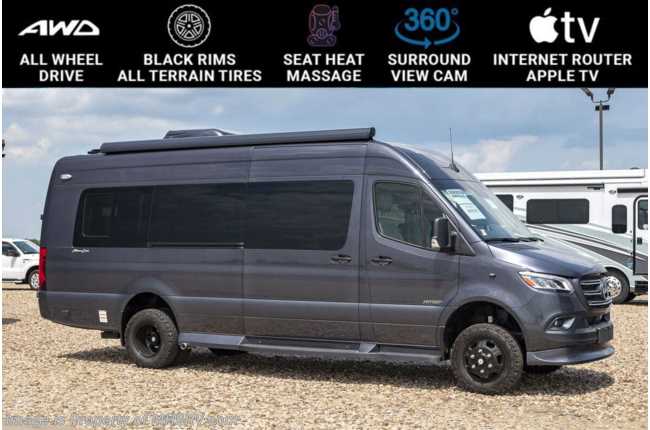 2024 Midwest Patriot MD4 AWD Sprinter W/ Apple TV, Black Rims, Seat Massage, Surround View