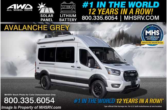 2026 Thor Motor Coach Talavera 1920 Transit Trail All-Wheel Drive(AWD) Model W/ Lithium Batteries, Solar, Winegard, Bike Rack &amp; More.