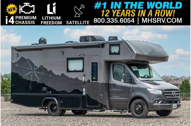 2025 Dynamax Corp Isata 3 Series 24SS Sprinter Diesel RV W/ Lithium Freedom Edition, Black Rims, Satellite &amp; More