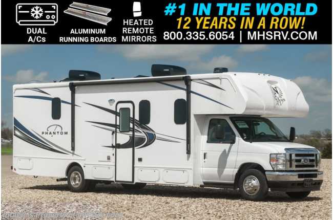 2025 Nexus Phantom 29P New Class C Gas RV For Sale W/ Fiberglass Roof, Steel Construction, 2nd A/C, Alum. Running Boards &amp; More