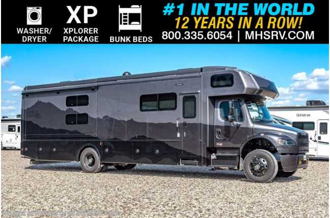 2025 Dynamax Corp DX3 37BD Super C Bunk Model W/ Black Out Pkg., Xplorer Pkg., Stack. W/D, All Elec Pkg, Theater Seats &amp; More