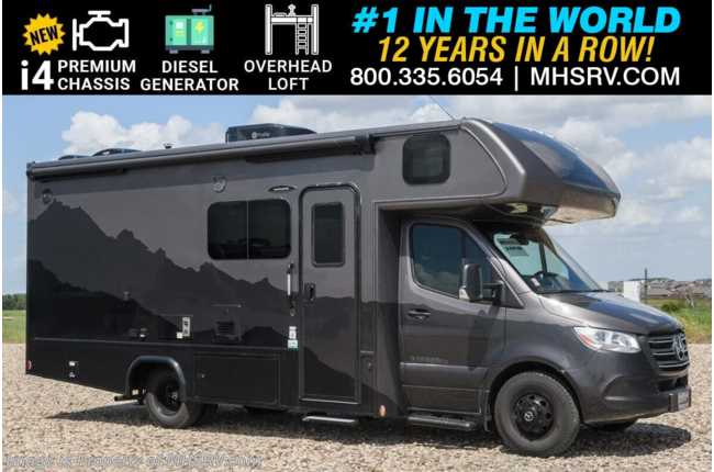 2025 Dynamax Corp Isata 3 Series 24FW Sprinter Diesel RV W/ Black Rims, Diesel Gen., OH Loft &amp; More