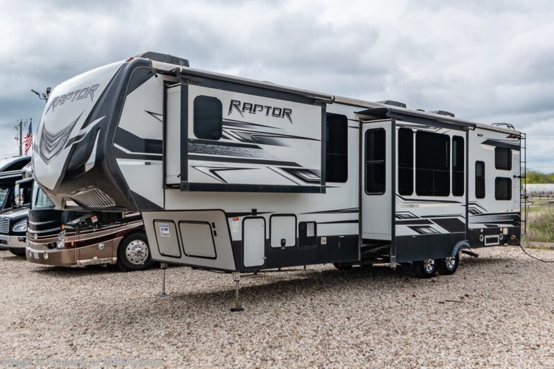 2018 Keystone Raptor 362TS Bath & 1/2 Bunk Model Toy Hauler W/ Auto ...
