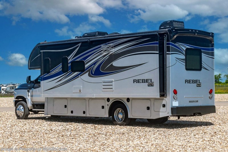 Nextue Rv 2023 Nexus Rebel 30R 4x4 Super-C RV W/ Theater Seats, Bedroom TV, Truma ...