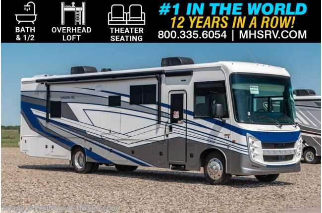 2025 Entegra Coach Vision XL 36C Bath &amp; 1/2 W/ King Bed, OH Loft, Farmhouse, Theater Seats, W/D &amp; More