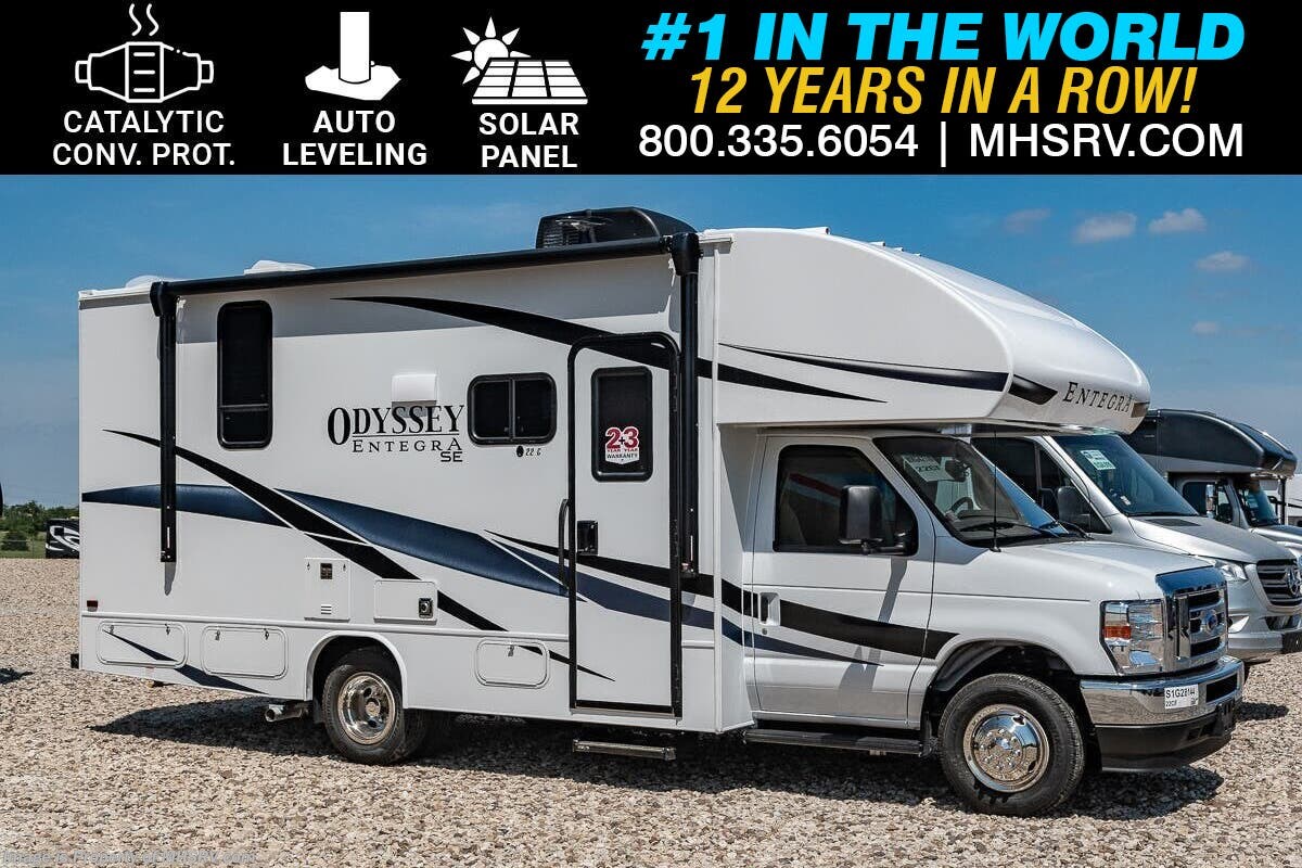 2025 Entegra Coach Odyssey SE 22CF W/ Catalytic Converter Protection, Solar, Auto Leveling, Customer Value Pkg. &amp; Much More