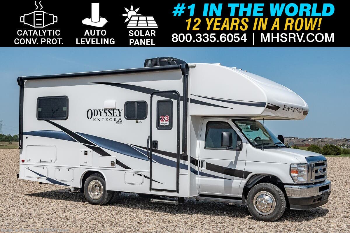 2025 Entegra Coach Odyssey SE 22AF W/ Catalytic Converter Protection, Solar, Auto Leveling, Customer Value Pkg. &amp; Much More