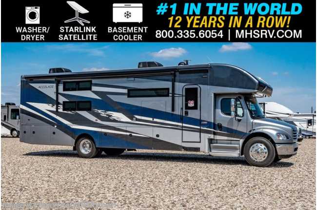 2025 Entegra Coach Accolade 37L Bunk Model Super C W/ Washer &amp; Dryer, Starlink, Slide Out Tray, Theater Seats &amp; More