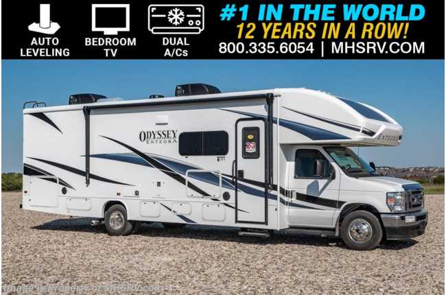 2025 Entegra Coach Odyssey 29V W/ Auto Leveling, Solar, Dual A/Cs, Bedroom TV, 2nd House Battery &amp; More