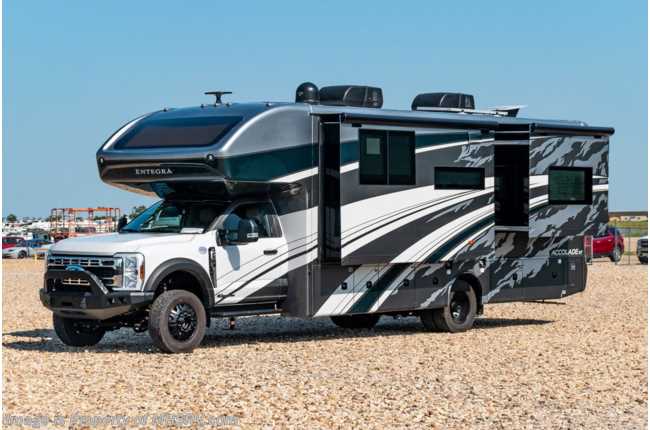 Intergra Bus Rv 2025 Entegra Coach Accolade XT 32U Super C 4x4 W/ Theater Seating Sofa ...